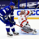 Alex Killorn shoots, scores on Petr Mrázek